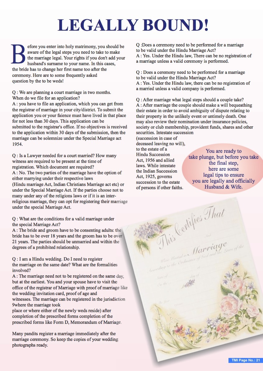 Marriages of India Magazine